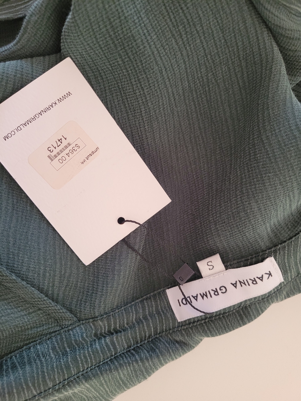 Karina Grimaldi Brighton Solid Jumpsuit NWT - Picture 9 of 12